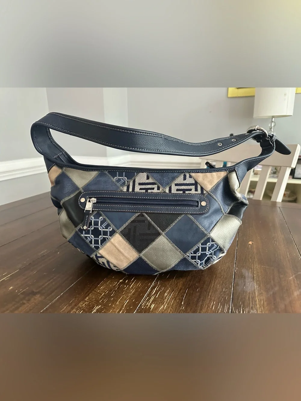 Tignanello patchwork hobo bag